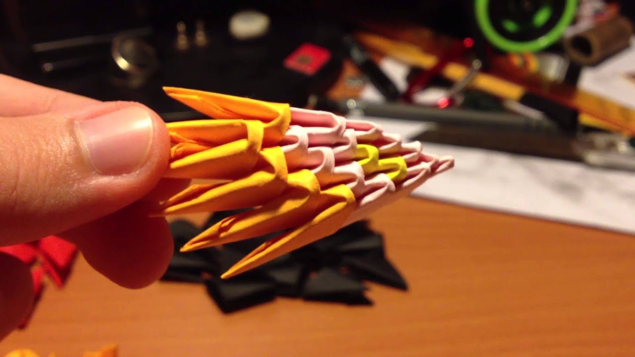 Tutorial fluture origami 3D YouTube
