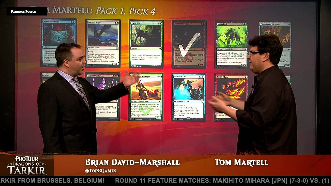Pro Tour Dragons of Tarkir Draft Viewer with Tom Martell