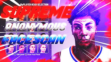 *RARE* SUPREME ANONYMOUS FACE SCAN GLITCH TUTORIAL! NBA 2K20 😳RAREST FACE SCAN OF THE YEAR! PS4/XBO