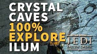 Crystal Caves 100% Explored Ilum (Echo, Chests, Secrets) Star Wars Jedi Fallen Order