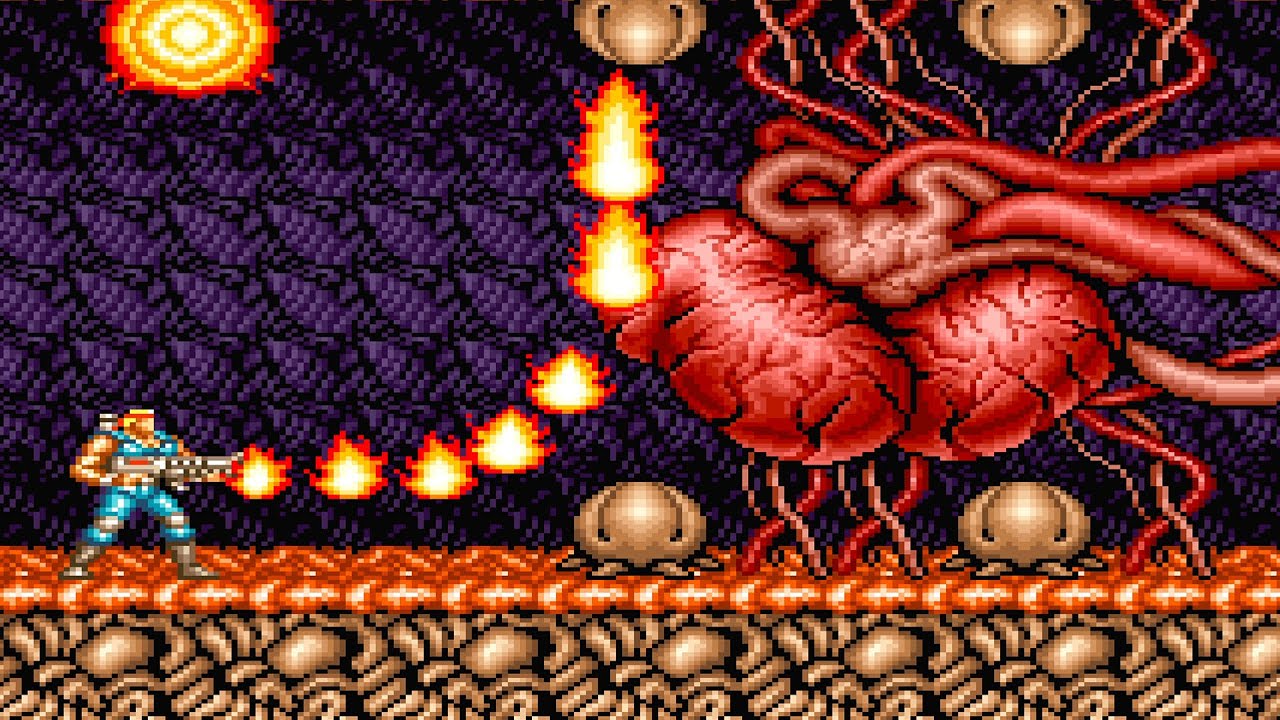Giant Alien Heart - Contra III: The Alien Wars (SNES)