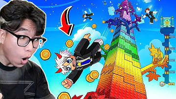 BI HUỲNH TRỒNG CÂY CAO NHẤT VÀ NHẢY TỪ ĐỈNH 12,102,692 MÉT TRONG ROBLOX