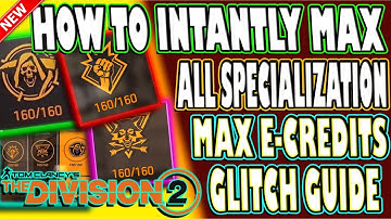🆕 HOW TO INSTANTLY MAX SPECIALIZATION POINTS GLITCH | EXPLOIT GUIDE | The Division 2 | HAVE IT ALL