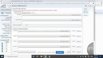 How to create an Online Skyward Quiz