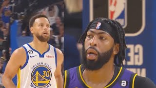 Stephen Curry SHUTS UP Anthony Davis Trash Talk & Destroys Entire Lakers! Lakers vs Warriors