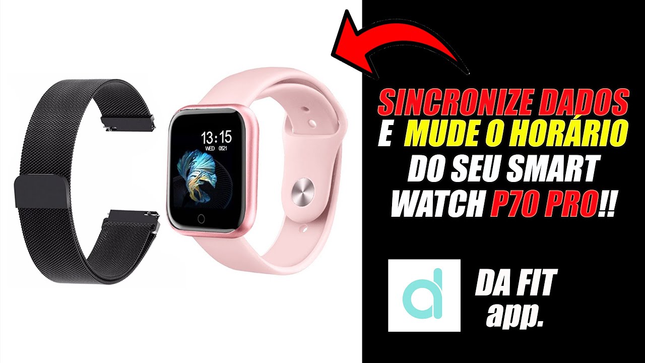 Relógio Smart Watch P70 PRO Original Aplicativo DA FIT