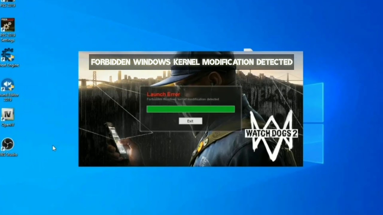 система защиты варфейс кик. при запуске варфейс черный экран и отчет об ошибке.