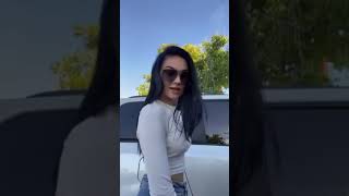 Sexy Girl See Through Tiktok Hot Girl Braless No Bra Novinha Com Farol Aceso 