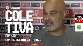 TV Coral - Coletiva pós-jogo com Cristian de Souza - Santa Cruz 1x0 Floresta - Série C 2026
