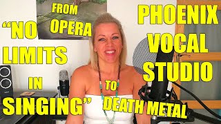 THE ULTIMATE in Voice training / Phoenix Vocal Studio / PopPunkRockMetal ScreamJazzMotownOpera...