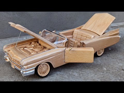 Wood Car - Cadillac Eldorado Biarritz 1959 - Awesome Woodcraft