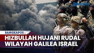 Pangkalan Kendali Udara Meron dan Barak Pranit di Galilea Israel Dihujani Roket dan Rudal Hizbullah