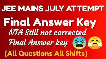 Drop questions in Jee Mains Final Answer Key 2022 Session 2/All Shifts Bonus Marks Jee Mains 2022