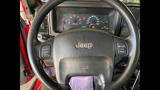 Installing factory Cruise Control in a Jeep Wrangler TJ with used parts -  YouTube