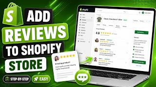 Add Customer Reviews to Shopify Store & Boost Sales Instantly ⭐