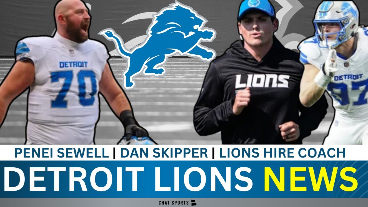 Lions News: Lions Hire TE Coach, Dan Skipper Return, Penei Sewell Snubbed & More!