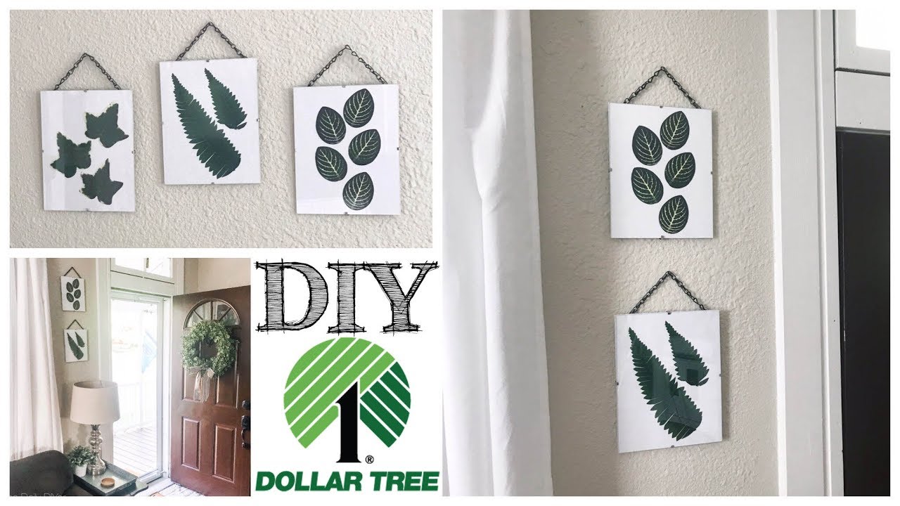 DIY Dollar Tree Farmhouse Wall Decor | UNDER $10! - YouTube