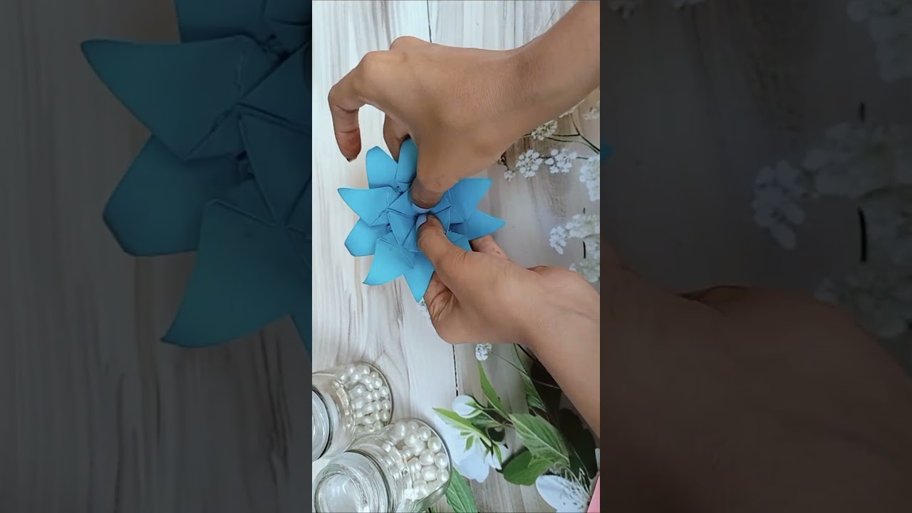 Origami Lotus Flower | how to make lotus flower with paper | origami lotus flower step by step