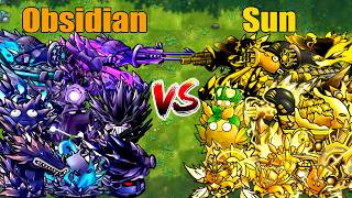 PVZ 1 Fusion 3.7 Challenge!! Team Obsidian VS Team Sun VS 300 Zombie Random - Who Will Win? screenshot 5