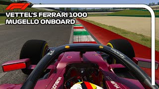 F1 2020 Vettel Onboard | Mugello | Assetto Corsa (2020 Tuscan Ferrari 1000 GP)