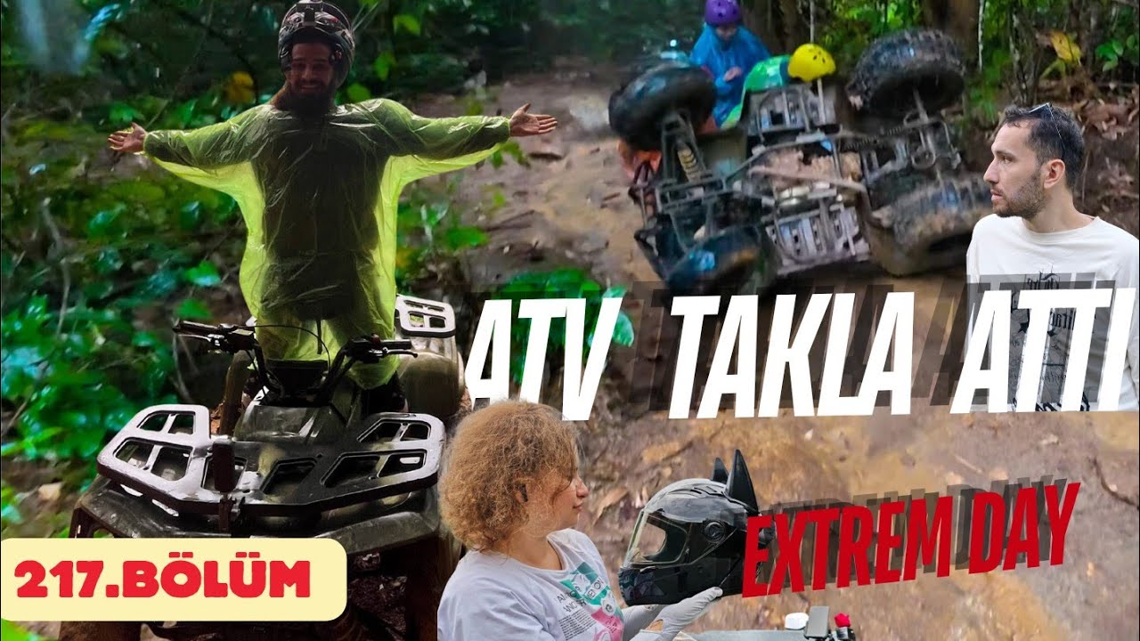 ATV TAKLA ATTI SEL ÇIKTI ORMANIN ORTASINDA  KORKU DOLU ANLAR | Vietnam