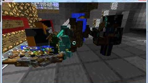 Minecraft PWN4G3 - Fun with Creative Drop Spam.