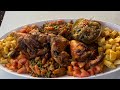 Poulet rti avec petits pois carottes saut wadiale korit