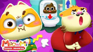 Poo Poo di Toilet | Kebiasaan Baik Anak | Lagu Anak-anak | MeowMi Family Show Bahasa Indonesia