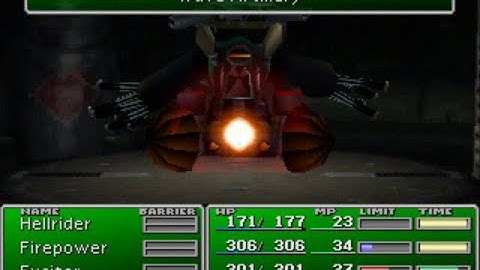 FFVII - Action Button Only Challenge [No EXP] , Part 6: Hundred Gunner & Heli Gunner