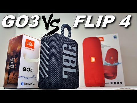 JBL GO3 VS JBL FLIP 4 [SOUND TEST]