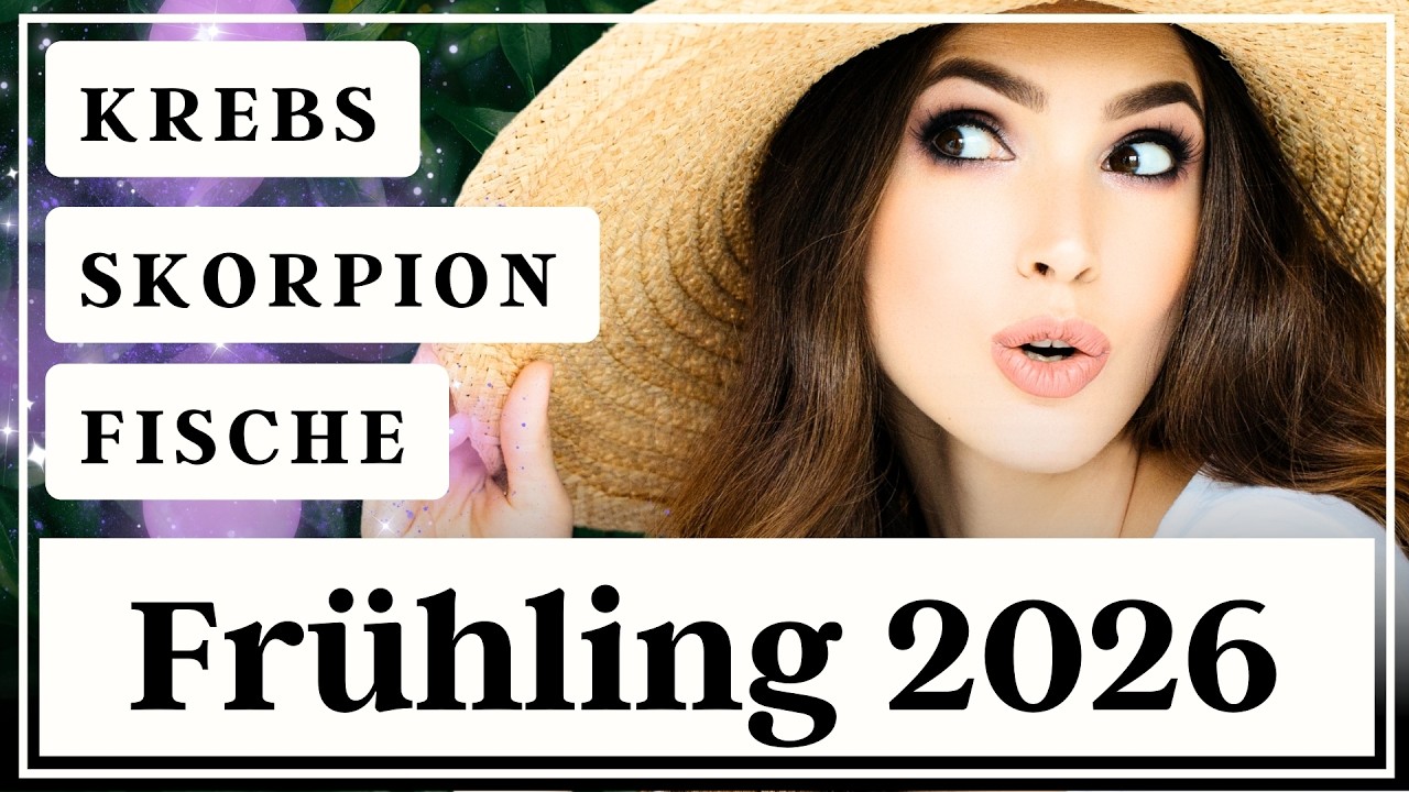 Hereinspaziert! 🔔 Frühling 2026 ✨ Krebs Skorpion Fische ✨ Tarot Orakel ✨