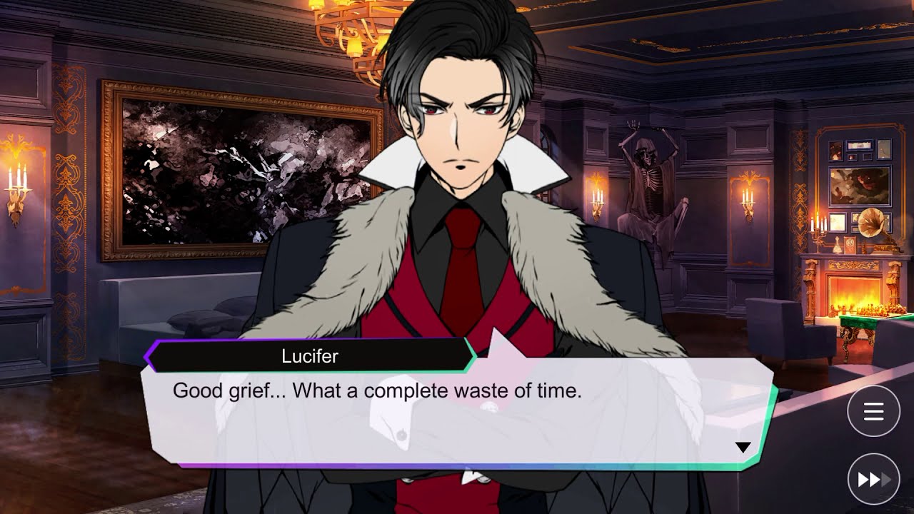 (Obey me: Devilgram) Throwing a Pillow at Lucifer's Face