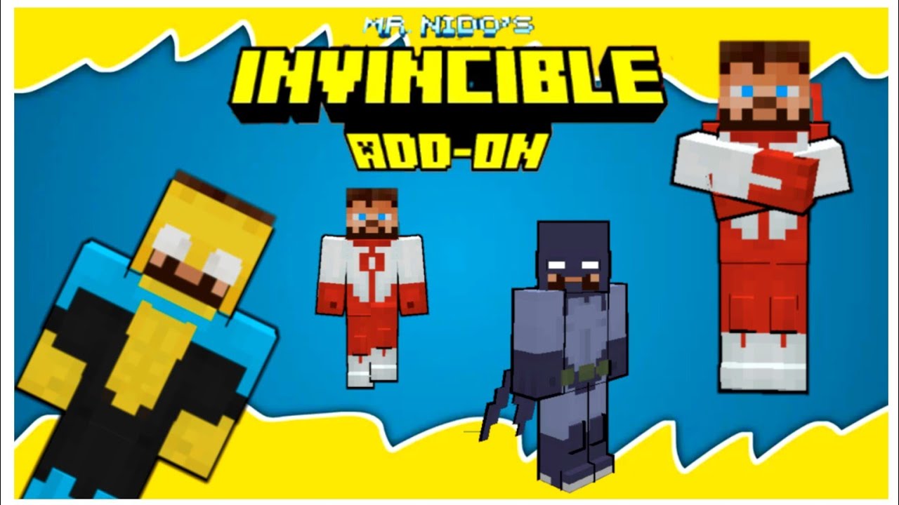 El Mejor Addon De INVINCIBLE Para Minecraft Bedrock Última Versión
