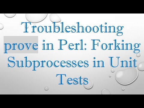 Troubleshooting prove in