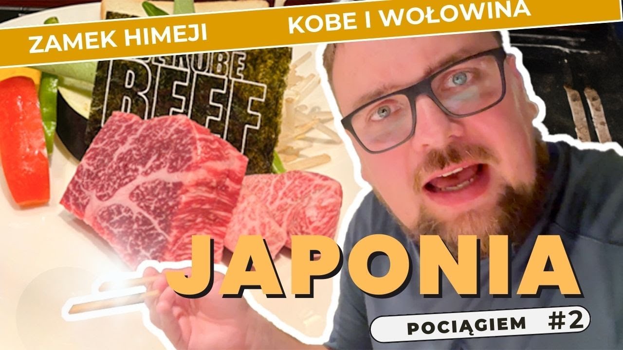 Japonia pociągiem #2 Himeji i KOBE. Kazali mi uciekać z ogrodów.  Wiatr, historia i wołowina.