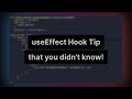 useEffect Hook tip that you didn't know about | Clean Up function!