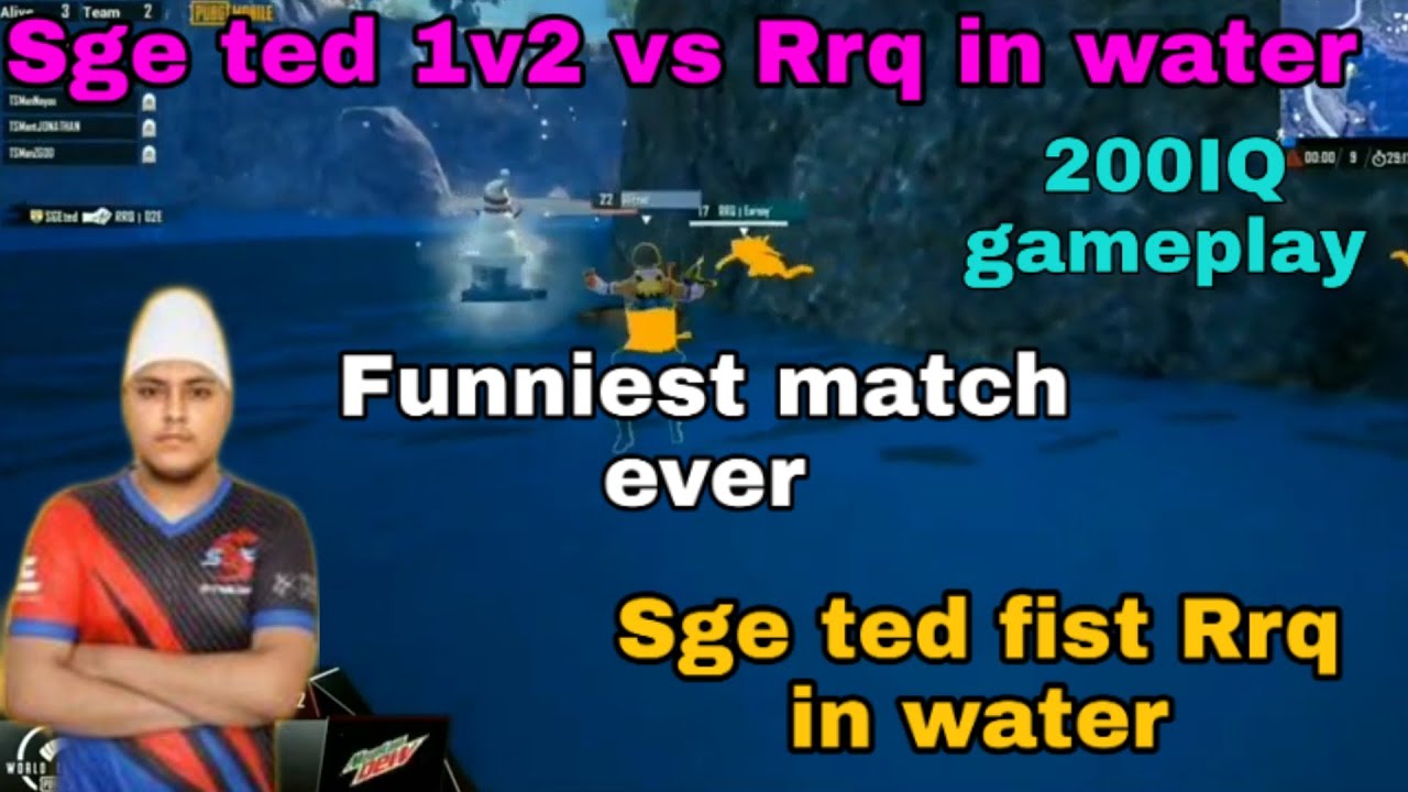 SGE ted 1v2 vs Rrq in water | Pmwl finals water zone | Sge ted fist Rrq in water