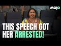 Indianamerican protester riddhi patel arrested for threatening bakersfield city council members