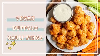 Vegan Buffalo Cauliflower Wings