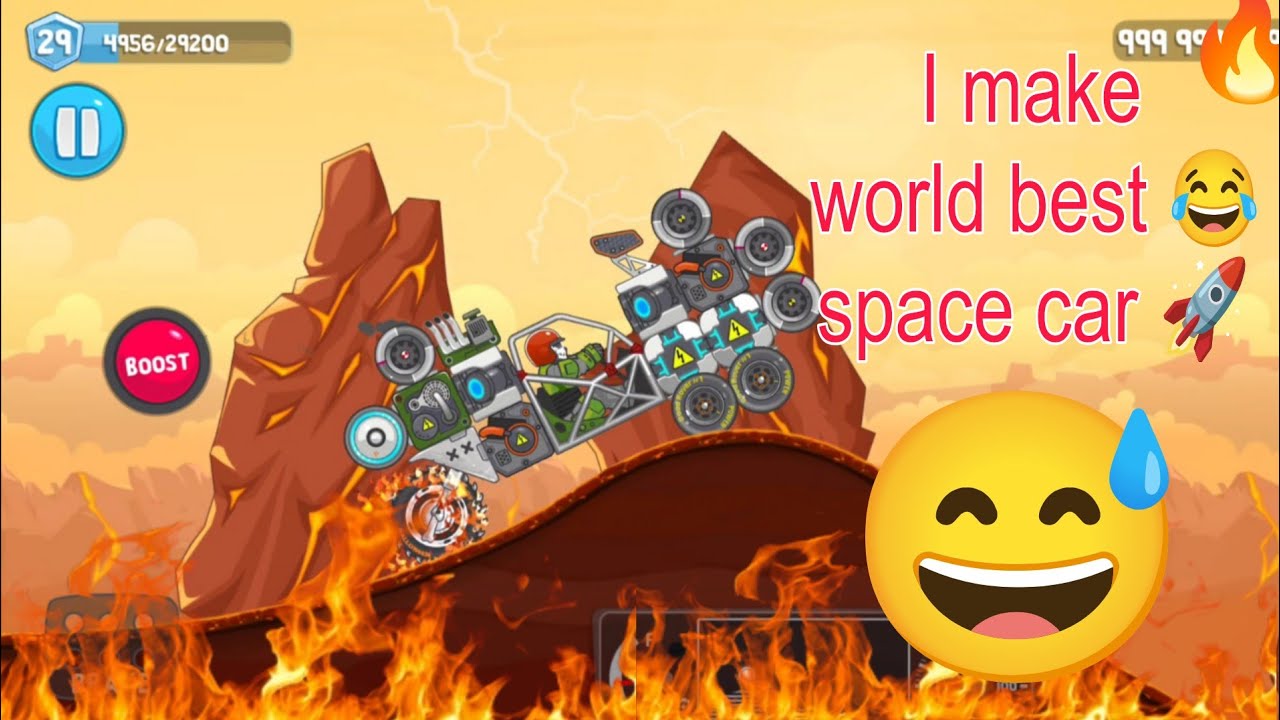 I make world best space 🚀 car Rovercraft game 🎯 gameplay 🔥 [1080P 60FPS]