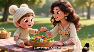 Yummy Veggies Song | Healthy Habits for Kid | Rhymes & Kids Songs