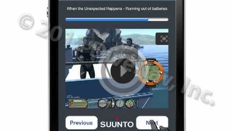 Suunto Dive Computers iPhone App - Tutorial - m2s1