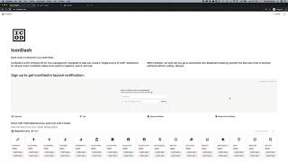 Introducing IconDash: #NoCode Icon Dashboard Made with Notion