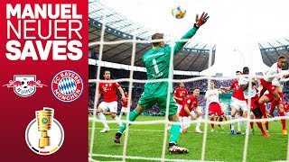 "The number 1 in the world" | Manuel Neuer's Incredible Saves in the DFB Cup Final | #RBLFCB