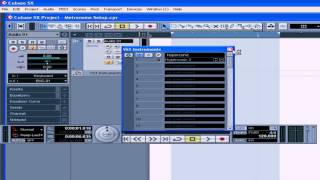 Cubase SX 3 Tutorial - Lesson 13:  Metronome Setup