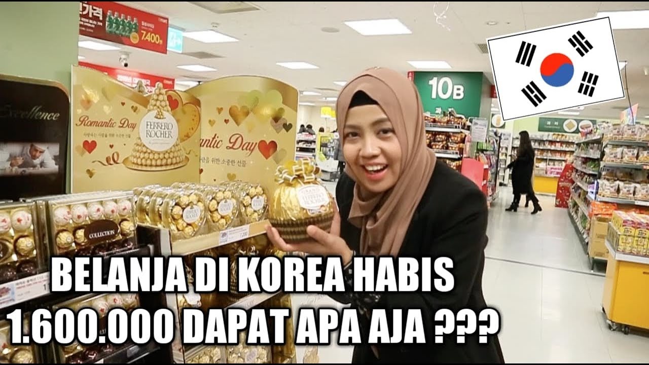 BELANJA BULANAN DI KOREA HABIS 1.600.000 !!!