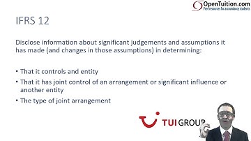 Basic group structures - IFRS 12 - ACCA Strategic Business Reporting (SBR) lectures