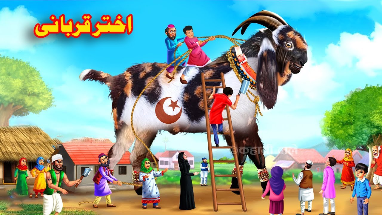 A Qurbani Eid  | Pashto Eid Story | Pashto Kahani Cartoon | New Eid Story