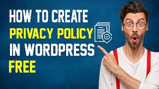 How to Create Privacy Policy Page in WordPress | Privacy Policy WordPress in Urdu/Hindi