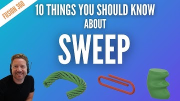 Fusion 360 Sweep (10 Things You Should Know) 2020